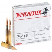 Winchester USA Target Centerfire FMJ Ammo