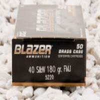 Bulk Blazer Brass Smith & Wesson FMJ Ammo