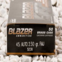 Bulk Blazer Brass FMJ Ammo