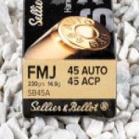 Bulk Sellier & Bellot FMJ Ammo