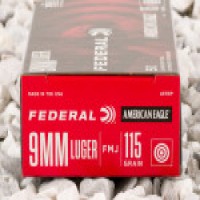 Bulk Federal Luger FMJ Ammo