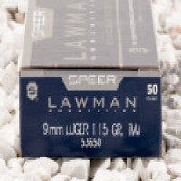 Bulk Speer Lawman Luger TMJ Ammo