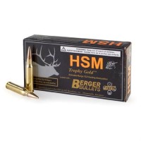 Ammo HSM Trophy Gold Berger Hunting VLD Ammo