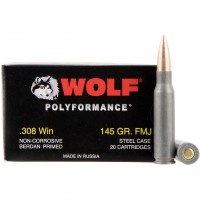 Bulk Wolf Polyformance Bi-Metal Steel FMJ Ammo