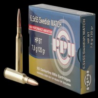 PPU Match Swedish Boat-Tail BT FDS HP Ammo