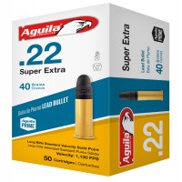 Aguila Super Extra Standard Velocity Lead Solid Point Ammo