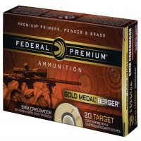 Federal Gold Medal Boat Tail HP Ammo