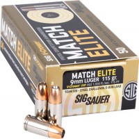 Sig Luger Elite Competition JHP Ammo