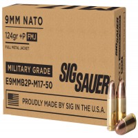 Sig Sauer Military Grade FMJ +P Ammo