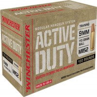 Win Active Duty Luger -Fn FMJ Ammo