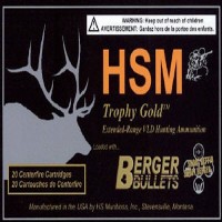 HSM Trophy Gold Extended Range Berger Hunting VLD Match BHVLDM Ammo
