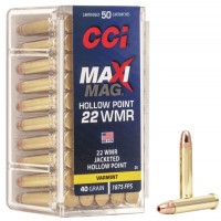 CCI Varmint Maxi-Mag Brass JHP $12.99 Shipping on Unlimited Boxes Ammo