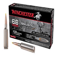 6.8 Western - Winchester Ballistic Silvertip Nickel Plated Brass RCEPT $12.99 Shipping on Unlimited Boxes