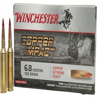 6.8 Western - Winchester Copper Impact Brass CEP $12.99 Shipping on Unlimited Boxes