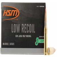 HSM Low Recoil Sierra Tipped Spitzer Boat Tail $12.99 Shipping on Unlimited Boxes Ammo