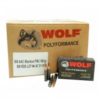 Bulk WOLF Polyformance Steel FMJ Ammo