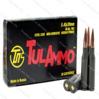 Bulk Tula Case Steel TMJ Full Coated FMJ Ammo