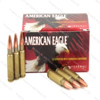 Federal American Eagle TMJ Brass Full Coated FMJ Ammo