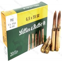 Swedish S&B Brass TMJ Full Coated FMJ Ammo