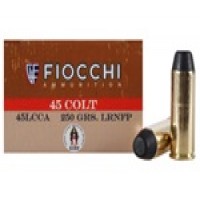 Fiocchi Cowboy Action Lead Flat Point RN Ammo