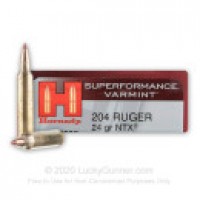 NTX Polymer Tip Hornady Superformance Varmint Ammo