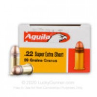 Super Extra High Velocity Aguila CPRN Ammo