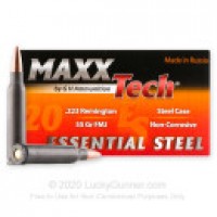Bulk MAXXTech Essential Steel FMJ Ammo