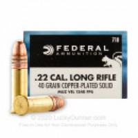 Bulk CP Solid Federal Game Shok RN Ammo