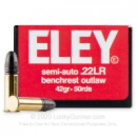 22LR Ammo - Eley Semi-Benchrest Outlaw LRN Eley Semi-Benchrest Outlaw LRN Ammo