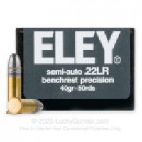 22LR Ammo - Eley Semi-Benchrest Precision LRN Eley Semi-Benchrest Precision LRN Ammo