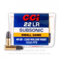 22LR Ammo - LHP Subsonic CCI Mini-Mag LHP Subsonic CCI Mini-Mag Ammo