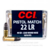 Pistol Match CCI LRN Ammo