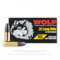 Wolf Match Extra LRN Ammo
