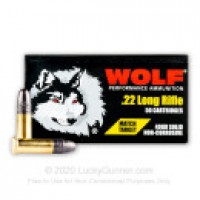 Wolf Match Target LRN Ammo