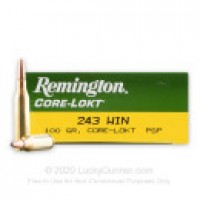 243 Win Ammo - PSP Remington Core-Lokt PSP Remington Core-Lokt Ammo