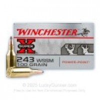 243 WSSM Ammo - Power-Point SP Winchester Super-X Power-Point SP Winchester Super-X Ammo