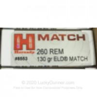 ELD Match Hornady Ammo