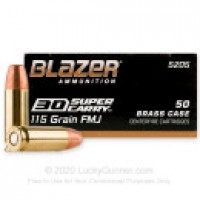 Bulk Blazer Brass FMJ Ammo