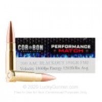 Corbon Performance Match FMJ Ammo