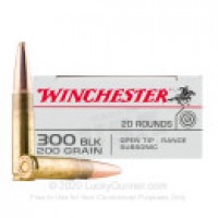 Open Tip Winchester Subsonic Ammo