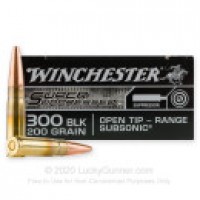 Open Tip Winchester Super Suppressed Ammo