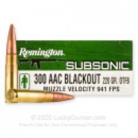 300 AAC Blackout Ammo - OTFB Remington Subsonic OTFB Remington Subsonic Ammo
