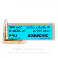 Bulk Subsonic Sellier & Bellot FMJ Ammo