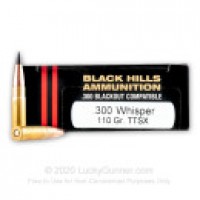 300 AAC Blackout Ammo - TTSX Black Hills TTSX Black Hills Ammo