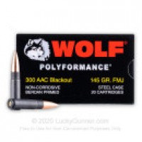 Bulk Wolf Steel FMJ Ammo