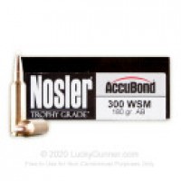 Accubond Nosler Custom Trophy Grade Ammo