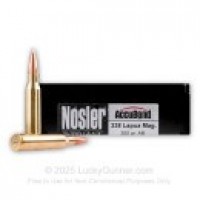 Accubond Polymer Tip Nosler Trophy Grade Ammo