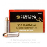 357 Mag Ammo - Hydra-Shok Federal JHP Hydra-Shok Federal JHP Ammo