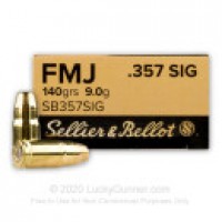 Bulk Sellier Bellot FMJ Ammo