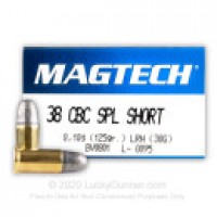 38 Special Ammo - Bulk Short Magtech LRN Bulk Short Magtech LRN Ammo